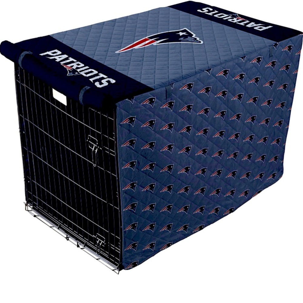 COPY - Pegasus Sports NFL New England Patriots Pet Crate Cover, Navy Blue